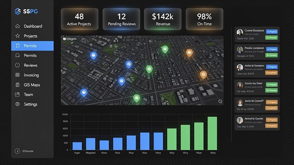 UrbanPlanning.app Dashboard preview